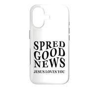 Carcasa para iPhone 17 Buenas Noticias Jesus Loves You Inspiring Christian Back Print