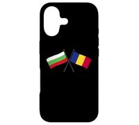 Carcasa para iPhone 17 Bulgaria Rumania Banderas Cruzadas Amistad Rumana Búlgara