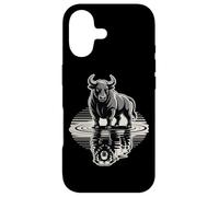Carcasa para iPhone 17 Bull Bear Reflection Mercado de valores Trader