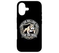 Carcasa para iPhone 17 Bulldog Inglés Dad The Big Boss Dog Lover Pet Parent