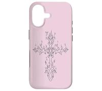 Carcasa para iPhone 17 Burning Cross in Flame EMO E-Girl Boy Alt Y2K Trad Mall gótico