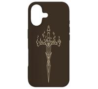 Carcasa para iPhone 17 Burning Sword in Flame EMO E-Girl Boy Alt Trad Mall Y2K gótico