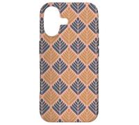 Carcasa para iPhone 17 Burnt Orange Terra Cotta Organic Leaf Tile Autumn Pattern