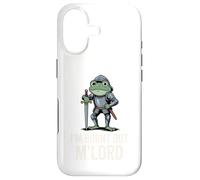Carcasa para iPhone 17 Burnt out M'Lord Frog Knight Fantasy Meme Quote Men Women