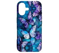 Carcasa para iPhone 17 Butterflies Lover Stained Glass Effect Art Stain Glass