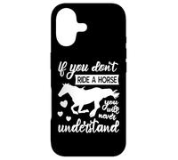 Carcasa para iPhone 17 Caballos Que Dicen Montar Deporte Ecuestre