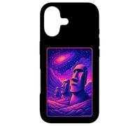 Carcasa para iPhone 17 Cabezas Moai Isla de Pascua - Arte de la Galaxia Alienígena Rapa NUI