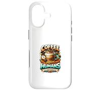 Carcasa para iPhone 17 Café Antes de los Humanos Diseño gráfico Divertido