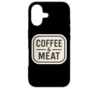 Carcasa para iPhone 17 Café Y Carne Carnívoro Paleo Keto Dieta Ketogénica Baja En Carbohidratos
