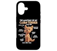 Carcasa para iPhone 17 Cairn Terrier Dueño del Perro T Anatomía Terrier Paseo