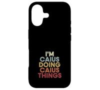 Carcasa para iPhone 17 Caius Name Caius Personalized Name First Given