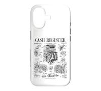 Carcasa para iPhone 17 Caja registradora Vintage Patente Imprenta Propietario Dinero Negocio