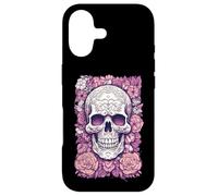 Carcasa para iPhone 17 Calavera de Flores romántica de Estilo gótico