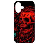Carcasa para iPhone 17 Calavera vikinga y Hacha