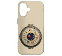 Carcasa para iPhone 17 Calendario Azteca o Mexica círculo mesoamericano Antiguo símbolo