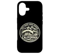 Carcasa para iPhone 17 California Surf Oso Retro Vintage West Coast Since Sunrise