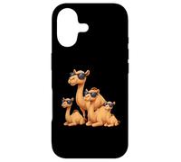 Carcasa para iPhone 17 Camel Family Wearing Sunglasses Funny Arabian Animal Desert