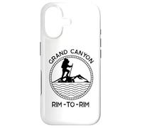Carcasa para iPhone 17 Caminata del Borde Sur al Borde Norte del Gran Cañón en Arizona Souvenir