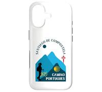 Carcasa para iPhone 17 Camino Portugués Mujer Caminando Camino Portugués Santiago 2025