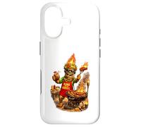 Carcasa para iPhone 17 Camisa Tiki Man King of The Grill - Funny Island BBQ Tiki Art