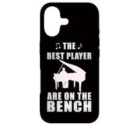 Carcasa para iPhone 17 Camiseta Best Player Are on The Bench Piano Player para Mujer, Hombre y niño