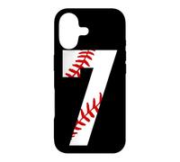 Carcasa para iPhone 17 Camiseta de béisbol #7 con Cordones para 7º cumpleaños número 7