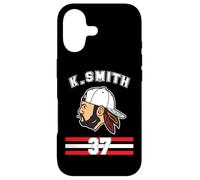 Carcasa para iPhone 17 Camiseta de Kevin Smith VASHL Street Hockey League Team Hawks 37