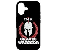 Carcasa para iPhone 17 Camiseta de Regalo con Texto en inglés I'm a Graves Warrior Graves Disease Awareness