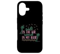 Carcasa para iPhone 17 Camiseta de Verano Salt in The Air Sand in My Hair Beach