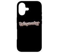Carcasa para iPhone 17 Camiseta Destressed Waymaker Miracle Worker Light in The Darkness