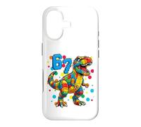 Carcasa para iPhone 17 Camiseta Dino I Play with Bricks 6 7 Hours per Day