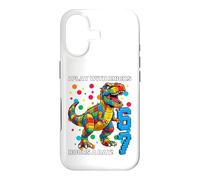 Carcasa para iPhone 17 Camiseta Dino I Play with Bricks 6 7 Hours per Day