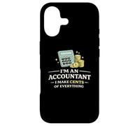 Carcasa para iPhone 17 Camiseta Divertida de Contador I Make Cents of Everything