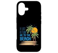 Carcasa para iPhone 17 Camiseta If Lost Return Me to The Beach Vacation
