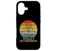 Carcasa para iPhone 17 Camiseta Retro Vintage Apollo 11 Moon Landing 1969