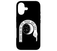 Carcasa para iPhone 17 Camisetas de diseño gráfico Cool Space Love, I Love You to The Moon