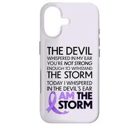 Carcasa para iPhone 17 Cancer Warriors I Am The Storm, I Will Survive and Beat It