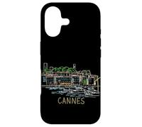 Carcasa para iPhone 17 Cannes Francia Viaje Souvenir Historic City Monumento Regalo