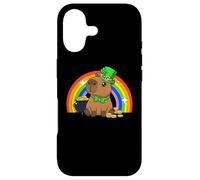 Carcasa para iPhone 17 Capy Saint Patricks Day St Paddy's Green Shamrock Capybara