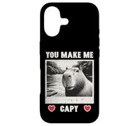 Carcasa para iPhone 17 Capybara Selfie Make Me Capy Hombres Mujeres Niños