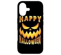 Carcasa para iPhone 17 Cara de Calabaza terrorífica para Halloween.