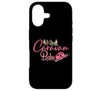 Carcasa para iPhone 17 Caravana Babe Lets Camp Rosa Camper Life Funny Camping