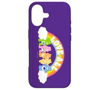 Carcasa para iPhone 17 Care Bears Pride Love All Rainbow Buena Suerte, ánimo, gruñón