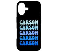 Carcasa para iPhone 17 Carson Retro Name Stack Design