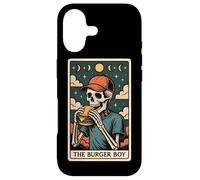 Carcasa para iPhone 17 Carta de Tarot con Forma de Esqueleto de Hamburguesa The Burger Boy Witchy Moon