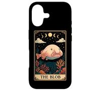 Carcasa para iPhone 17 Carta de Tarot The Blob Blobfish Fish Witchy Moon
