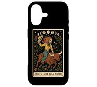 Carcasa para iPhone 17 Carta de Tarot The Future Bull Rider Bull Rider Bull Riding Cowboy Skeleton