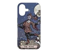 Carcasa para iPhone 17 Carta del Tarot The Fool, Halloween Court Jester, Spooky Gothic