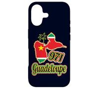 Carcasa para iPhone 17 Carte et Drapeau Guadeloupe Cadeau pour Guadeloupéen Gwada