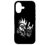 Carcasa para iPhone 17 Cartel de Mano de Pollo Rock 'n Roll - Vintage Rock Chicken Lover
